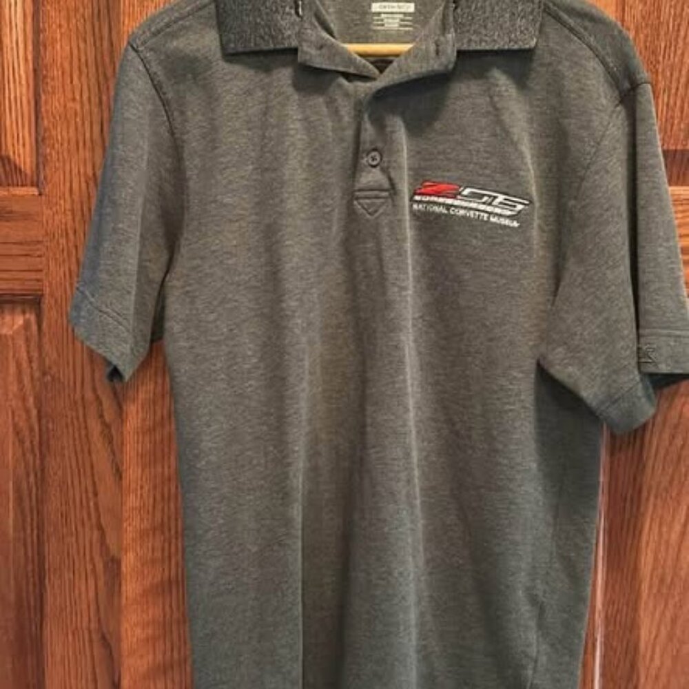 Z06 Supercharged National Corvette Museum Polo Size Small. Cutter and Buck.